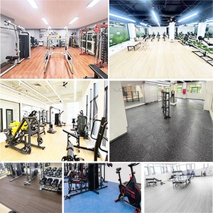 Giá rẻ 1x1m phòng tập thể dục sân chơi lồng vào nhau woodgrain Bìa decking cao su sàn thảm gạch - Product Image 2