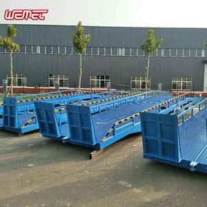 WEMET-rampa de carga móvil para carretilla elevadora, plataforma de carga/descarga para contenedor hidráulico, con CE