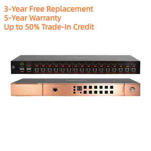 TESmart 16 포트 HDMI KVM 스위치 4K 30Hz 지원 자동 스캔 EDID USB 2.0 핫키 IP <span class=keywords><strong>RS232</strong></span> 제어 멀티 서버 관리 - Product Image 1