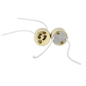 Pack of 10 <strong>Ceramic</strong> MR16 <strong>MR11</strong> GU5.3 G4 12V GU10 AC220V LED Downlight Lamp Holder Halogen Base Socket Connector - Product Image 5