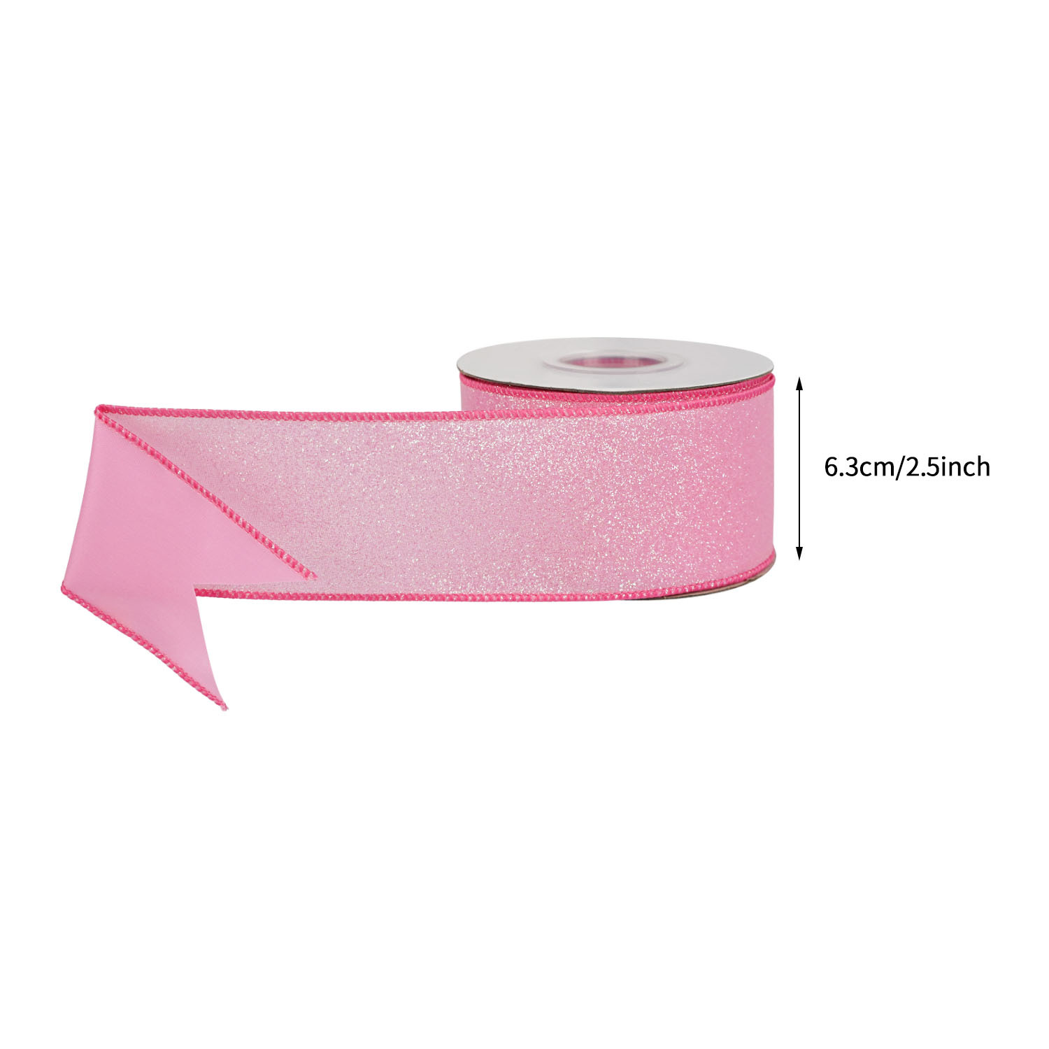 Pink gliter-6.3cm