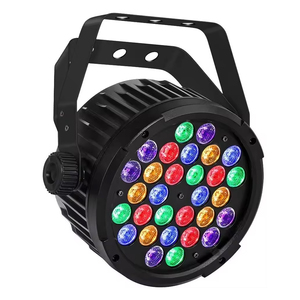 ไฟเวที70W พร้อม PAR36 rgbwa 5-in-1เปิดใช้งานโปรแกรมอัตโนมัติควบคุม DMX ระยะไกลสำหรับดีเจงานแต่งงานงานปาร์ตี้ - Product Image 1