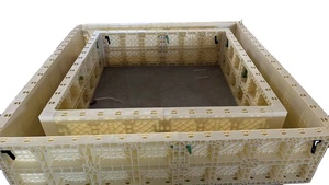 Ván khuôn nhựa-thép làm vật liệu xây dựng: dạng bê tông tuyệt vời với các mẫu cột vuông dễ kết nối - Product Image 5