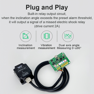 SINRT01-Interruptor de alarma de relé de 2 ejes, Inclinómetro de medición de ángulo de inclinación de alta precisión +-90 grados (inclinación enrollable) para PC/Android/APP - Product Image 5