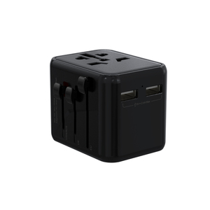Universal Travel Ladegerät mit zwei USB-Steckdosen, elektrische Mehrfach steckdose in einem Netz stecker mit 2 USB-Anschlüssen Netzteil - Product Image 2