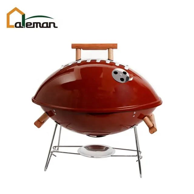 Barbecue ovale pour Football, appareil électrique et américain en charbon de bois, en forme de boule de Rugby, gril, poêle, brai, bol de feu, à destination des commandes OEM