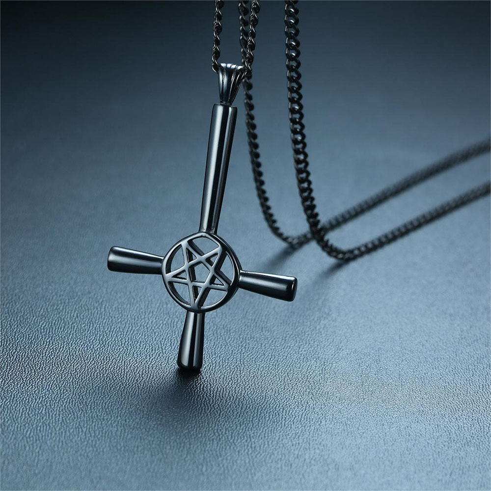 Black Pendant 60cm Chain
