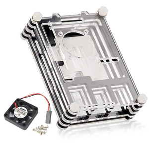 9 <strong>Layers</strong> Acrylic Box <strong>Raspberry</strong> <strong>Pi</strong> 3B+ Case with Cooling Fan Case For <strong>Raspberry</strong> <strong>Pi</strong> <strong>3</strong> Model B - Product Image 4