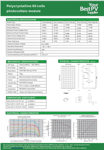 Top10 nhà sản xuất carpot mô-đun Poly 260 W 260wp 250Watt 270W 280W năng lượng mặt trời 260 Watt PV bảng điều chỉnh cho sử dụng nhà Kit biến tần - Product Image 6