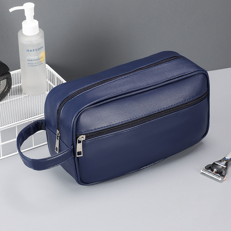 Navy - PU Leather