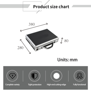 不同颜色的定制铝制工具箱铝制表壳 - Product Image 4