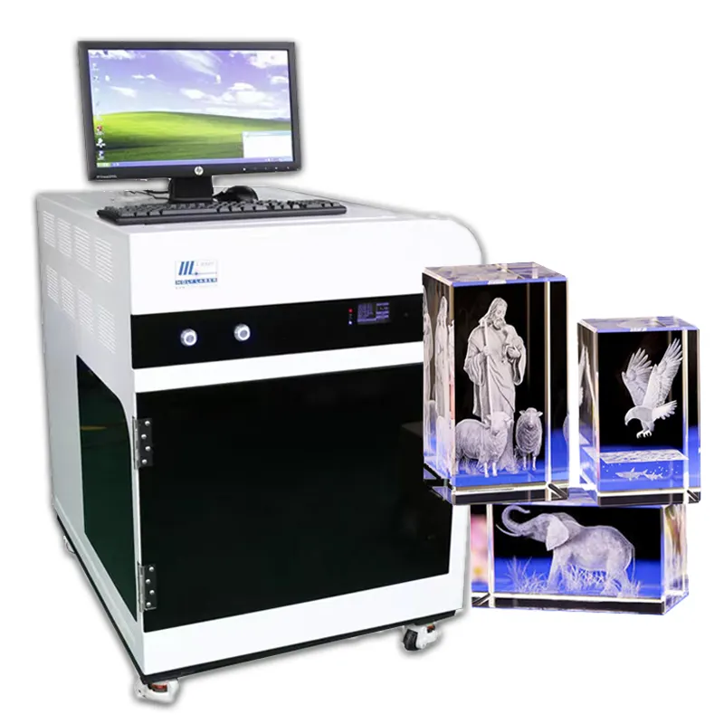 HOLY LASER CNC 3D Crystal macchina per incisione del sottosuolo incisa foto in cristallo acrilico incisore per stampa interna