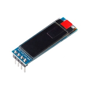 0.91 inç OLED ekran modülü 4Pin çözünürlük 128X3 2 LCD ekran IIC arayüzü 12832 mavi SSD1306 Arduino e-kağıt modülleri için
