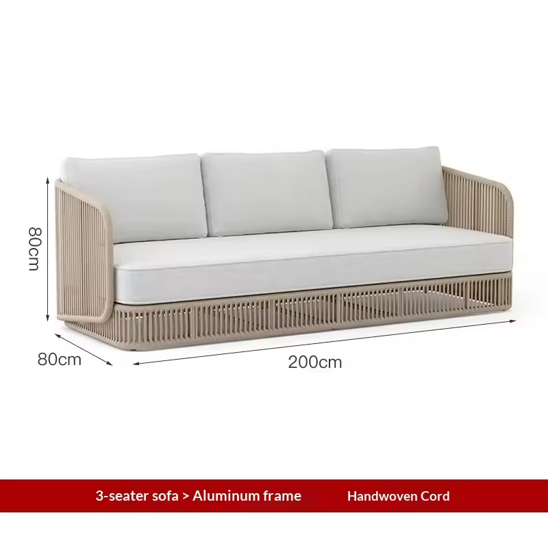 Three-seater sofa 200*80*H80cm