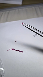 Natürlicher Rubin in 2,5mm Lupe sauber, AAAAA für die Herstellung von Schmuck - Product Image 3