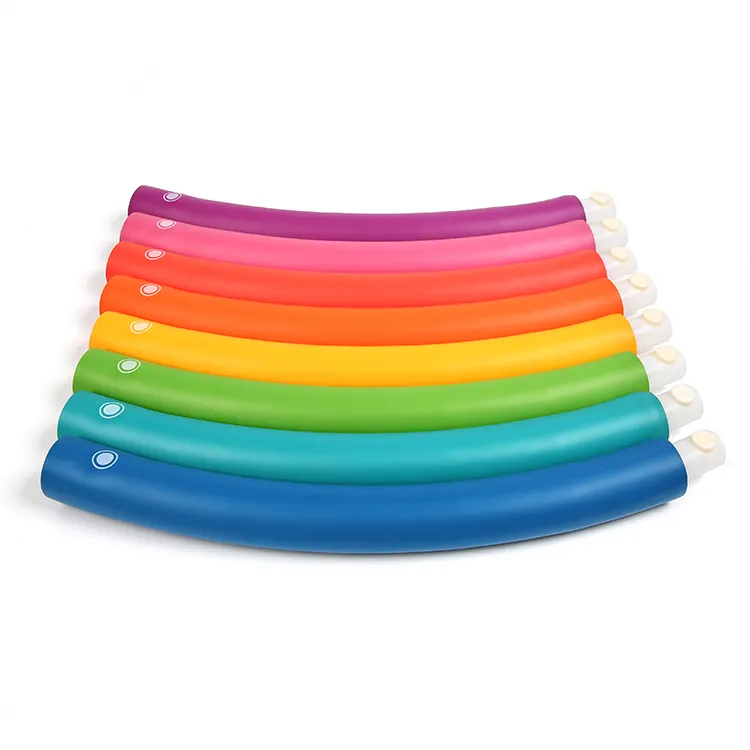 Arco-íris gancho para ginástica, arco-íris com 8 peças destacáveis, arco-íris com aro colorido