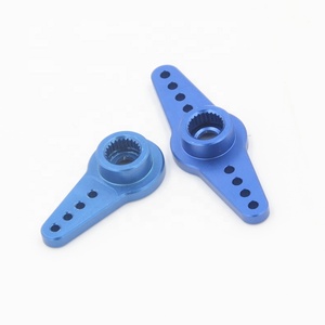 Tam Metal RC parçaları direksiyon JR alüminyum 17T Spline diş Servo kol düz tip radyo kontrol Servo - Product Image 1