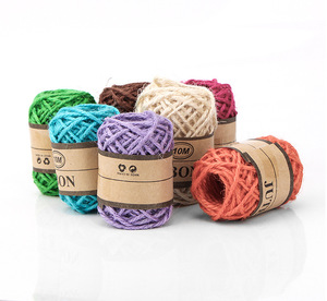 Fabrika fiyat renkli twisted jüt sicim kenevir halat - Product Image 3
