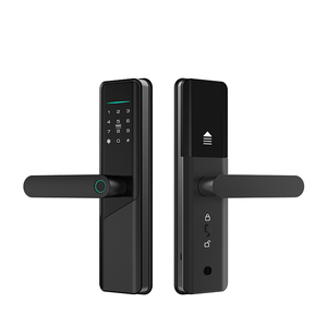 Volibel alüminyum alaşım Rfid kart şifre kodu elektrikli dijital parmak izi mavi-diş Ttlock App akıllı kapı kilidi - Product Image 1