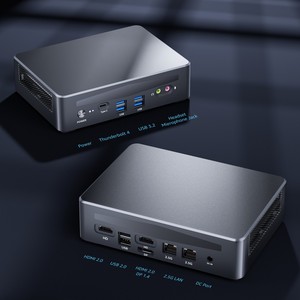 高性能第12/13代核心迷你游戏电脑1240P I7 13700H I3 8 USB Thunderbolt4 2 * DDR4台式游戏电脑美国/欧盟电脑 - Product Image 4
