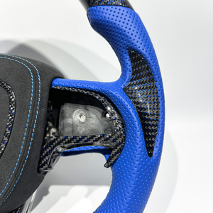 Dẫn tay lái carbon màu xanh cho Bộ sạc thách thức né tránh RT durango SRT scat gói 392 siêu ong Jeep trackhawk - Product Image 3