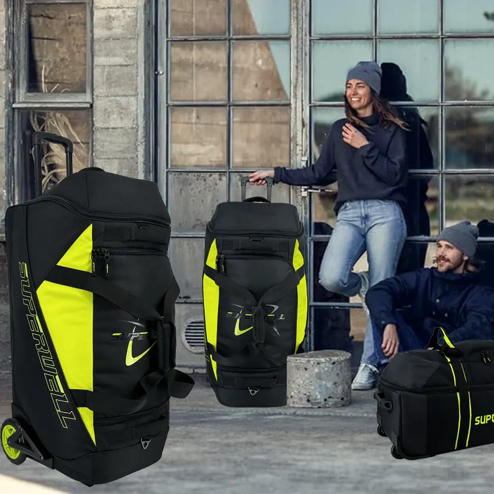 Hersteller Großhandel 150L Rollt aschen mit großer Kapazität Reisewagen-Reisetasche mit Rädern
