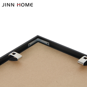 <span class=keywords><strong>40x50</strong></span>铝金属相框配真玻璃黑色海报照片展示墙钩墙收藏
