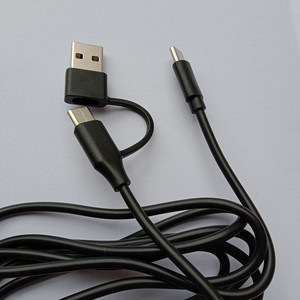 สายชาร์จ2 in 1สำหรับโทรศัพท์มือถือ USB C TO USB C Data CABLE Type-C สายเคเบิลโทรศัพท์ - Product Image 2