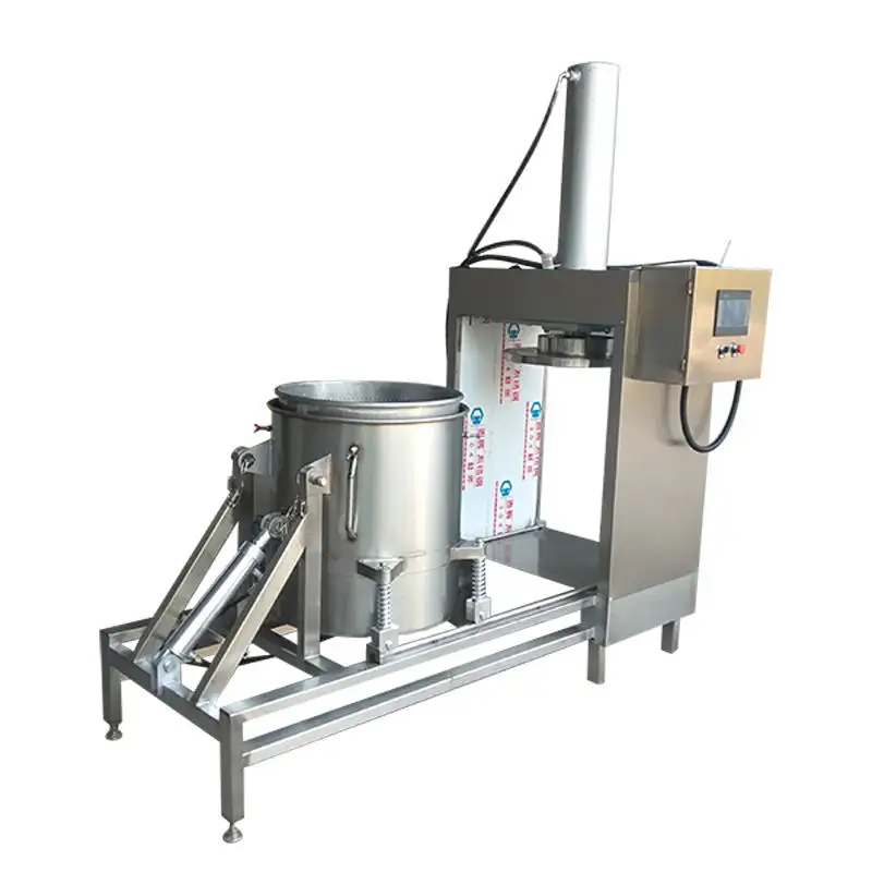 Máquina de prensado de jugo de manzana y naranja de jengibre hidráulico Prensa en frío en espiral Maquinaria de procesamiento de pulpa de guayaba