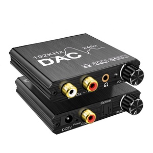 DAC 192KHz 24Bit <strong>Digital</strong> to Analog <strong>Audio</strong> Converter Coaxial SPDIF Optical to 3.5MM L/R <strong>RCA</strong> Subwoofer Adapter for TV PS4 - Product Image 2