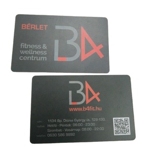 CMYK PVC-Druck-Visitenkarte mit Wechat-QR-Code
