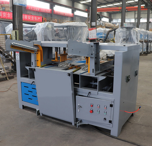 <strong>Automatic</strong> Double Head Wooden Pallets <strong>Notcher</strong> / Wood Grooving / Pallet Making Machine