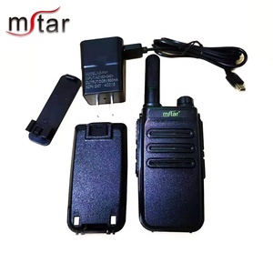 MSTAR MX619 มือถือ FM สองทางวิทยุสําหรับโรงแรมร้านอาหาร 2W/0.5W 2 Way วิทยุยาว intcom เครื่องส่งรับวิทยุ - Product Image 4