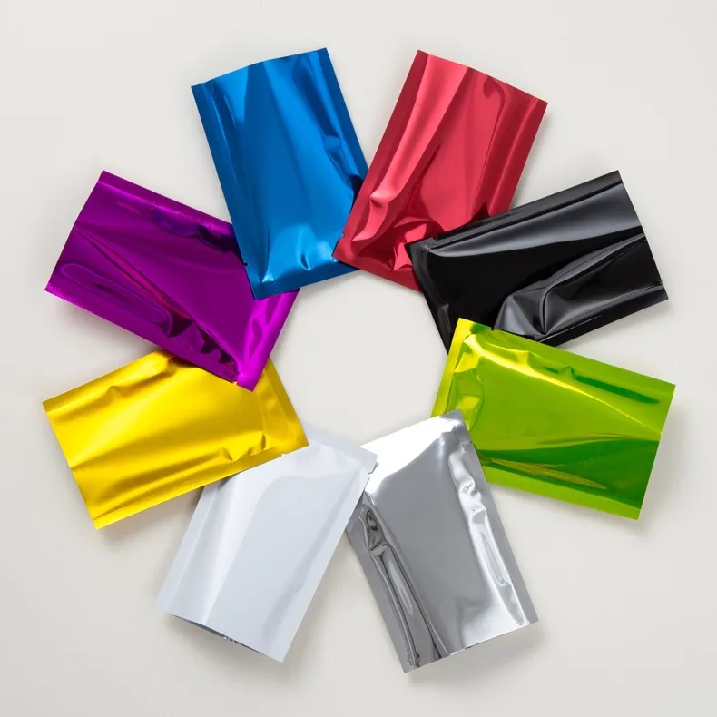 हॉट सेल प्रिंट रंगीन मैट एल्युमिनियम फॉयल फ्लैट पैकेजिंग कॉफी बीन्स बैग