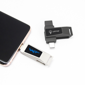 OTG Type-C USB 3.1อะแดปเตอร์ไฟ LED สภาพใหม่แฟลชไดรฟ์โทรศัพท์มือถือสำหรับเป็นของขวัญโปรโมชั่น - Product Image 4