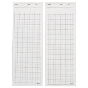 50 hojas de Papel súper largo para notas adhesivas, línea de bloc de notas, cuadrícula no adhesiva, tira larga, notas de poste, estudiantes - Product Image 6
