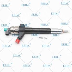 ERIKC 0950005801 095000 5801 ดีเซลเครื่องยนต์หัวฉีด DCRI105800 หัวฉีดน้ํามันเชื้อเพลิงชุด 095000-5801 สําหรับFORDขนส่ง