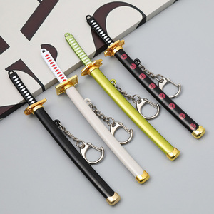 Mini 15Cm <span class=keywords><strong>Samurai</strong></span> Thanh Kiếm Keychain Phong Cách Cổ Điển Kim Loại Vũ Khí Mô Hình Mặt Dây Chuyền Cho Bảng Trang Trí Thời Trang Vật Liệu Hợp Kim - Product Image 6