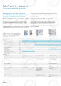 Relion-670 REF650 SAM600 Relion Schutz und Steuerung Verbesserte Netzwerk zuverlässigkeit Power System Schutz und Control Abbs - Product Image 5
