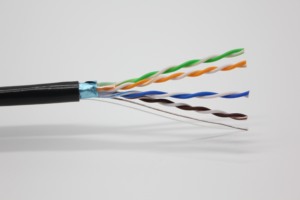 Cavo LAN Ethernet per Computer intrecciato CAT5E cavo a guaina singola UTP per esterni - Product Image 5