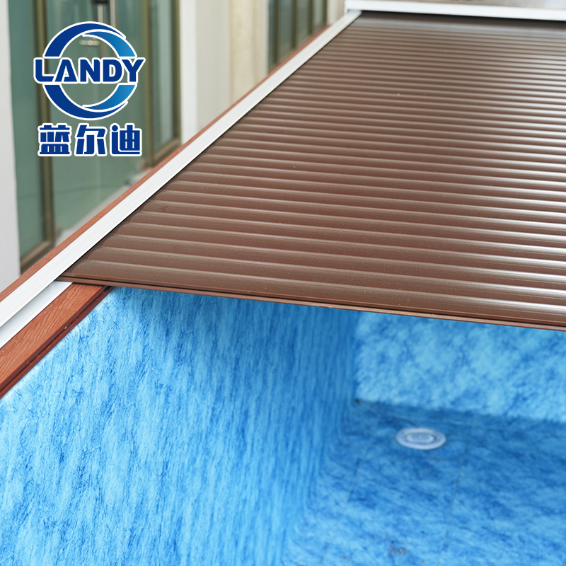 brown Swimming Pool Aluminum Cover