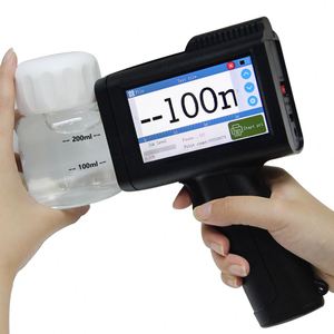 Impresora de mano eficiente de inyección de tinta Máquina de codificación de fecha Máquina de impresión de código de barras con tinta de secado rápido - Product Image 6