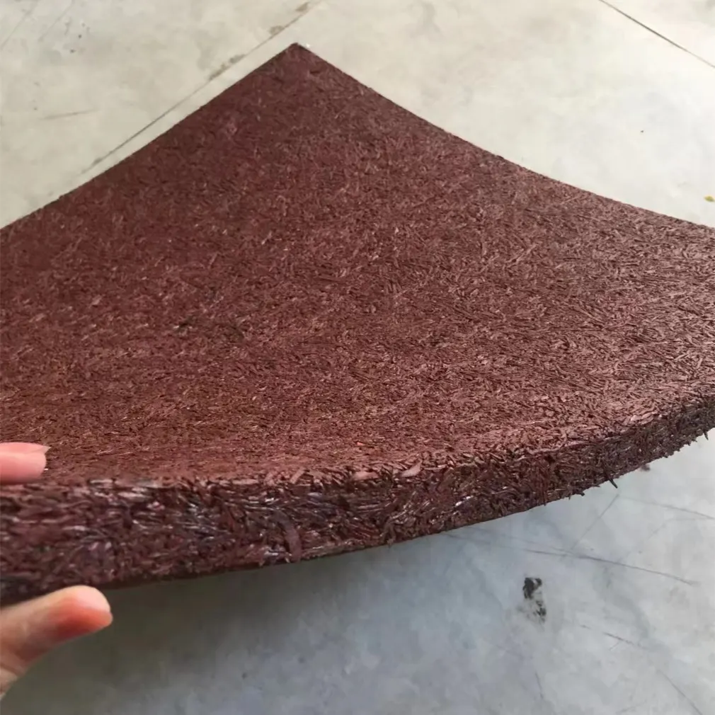 Spessore ad alta densità di gomma tappetino insonorizzato piastrelle di gomma per il poligono di tiro parete e soffitto