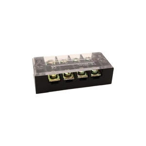 Bloque de terminales TB One in one out Terminal de cableado de cobre Placa de terminales fijas TB-2504 - Product Image 1