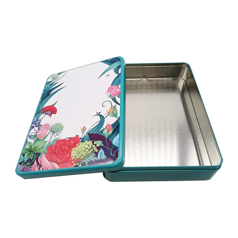 Kotak permen Mint gula portabel persegi/kotak kaleng kue kaleng kaleng kecil kotak kemasan tipis persegi tipis