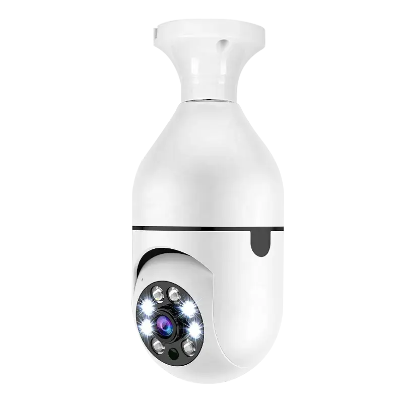 Yüksek kaliteli E27 gece görüş kablosuz ampul kamera 360 cctv gizli 5G /2.4G wifi mini ip güvenlik dijital kamera