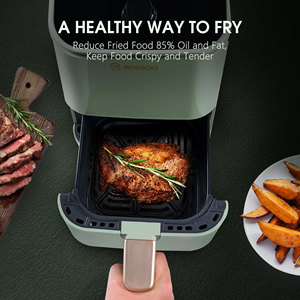MOOSOO MA29 1200W 2QT 1.9L Air Fryer Digital LED <strong>Display</strong> Touch Screen Home <strong>Without</strong> Oil <strong>Control</strong> Smart Air Fryer - Product Image 2