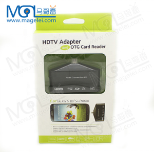 1080P Micro-USB-zu-HDMI-Anschluss kit HDTV-und OTG-Adapter 5-in-1-Kartenleser Micro-USB-zu-HDMI-Adapter - Product Image 5