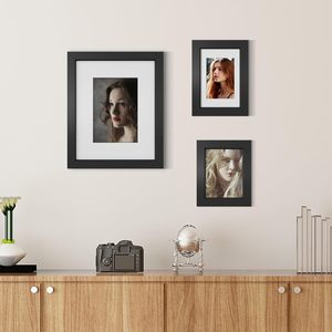 9x12 Picture <strong>Frame</strong> Display 6x8 with Mat or 9x12 Without Mat, Photo <strong>Frames</strong> for Wall Mounting or Table Top Display