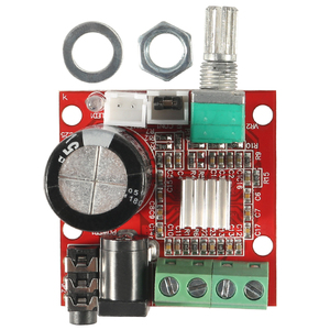 PAM8610 Mini Stereo <strong>Amplifier</strong> AMP Audio Digital <strong>Amplifier</strong> Board Module 10W+10W <strong>2</strong> Channel <strong>Amplifier</strong> Class-D 12V DC Pam8610 Board - Product Image 2